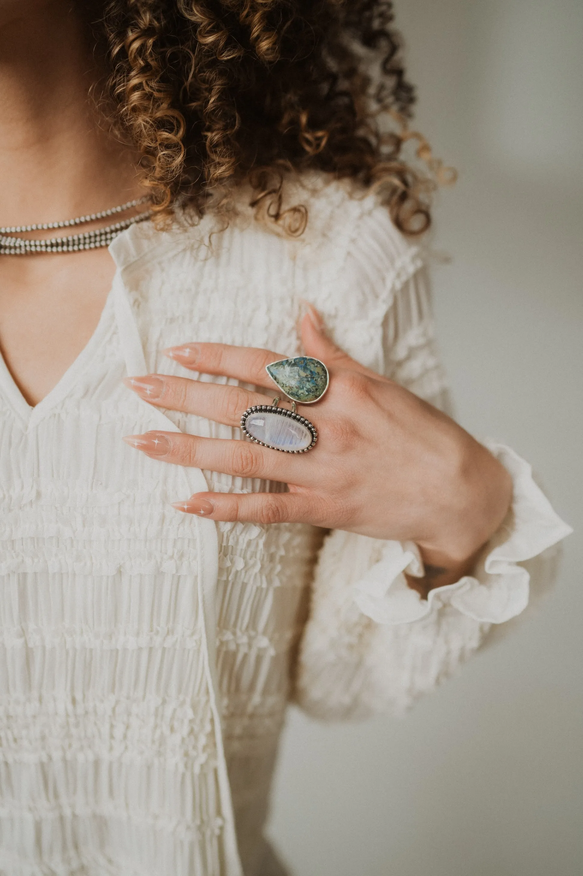 Dapperton Ring | Azurite sold by Goldie Lew product image thumbnail 2