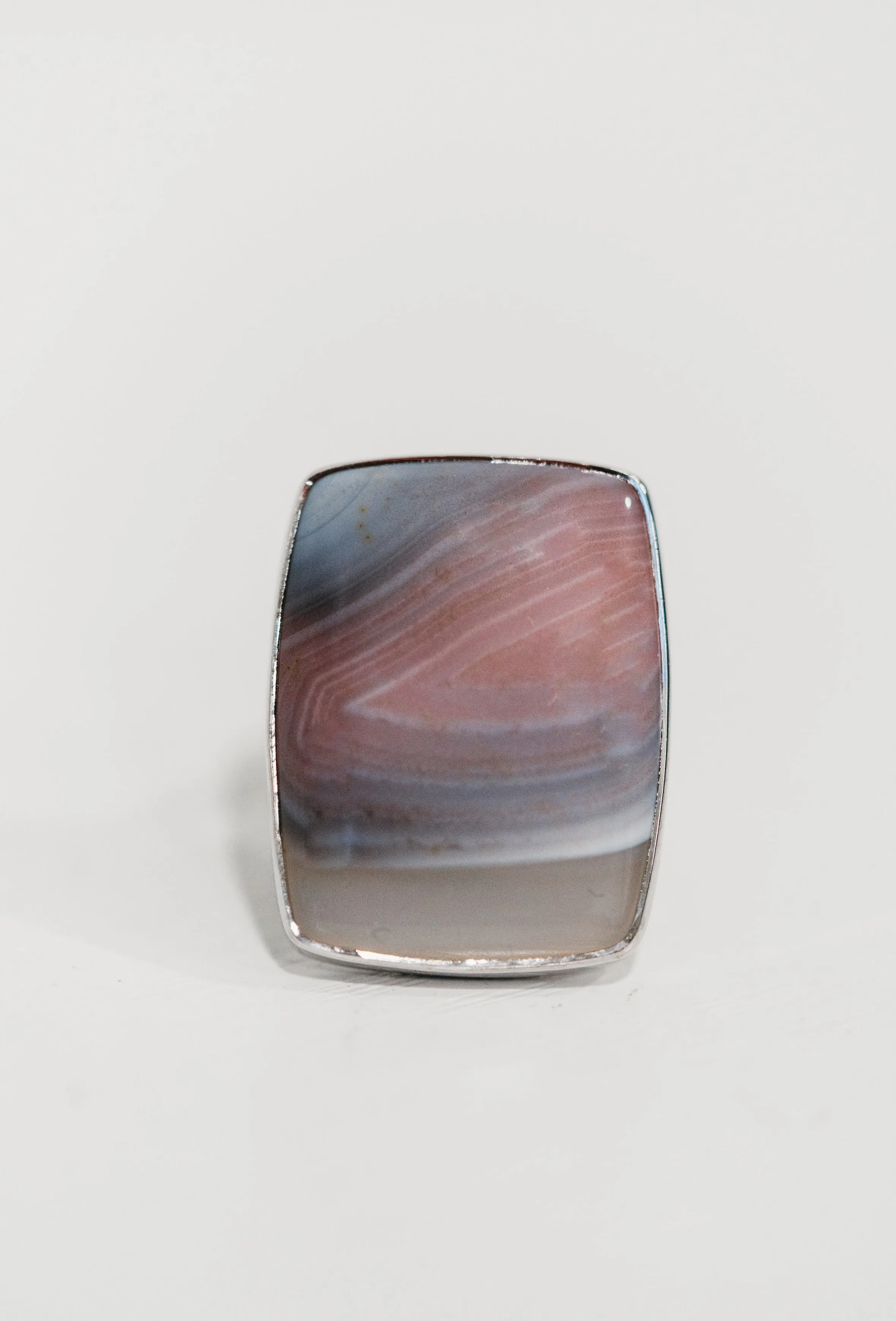 Farley Ring | Red Botswana Agate sold by Goldie Lew product image thumbnail 3