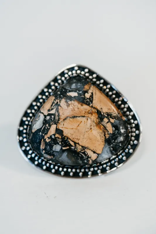 Frenchy Ring | Malingana Jasper sold by Goldie Lew