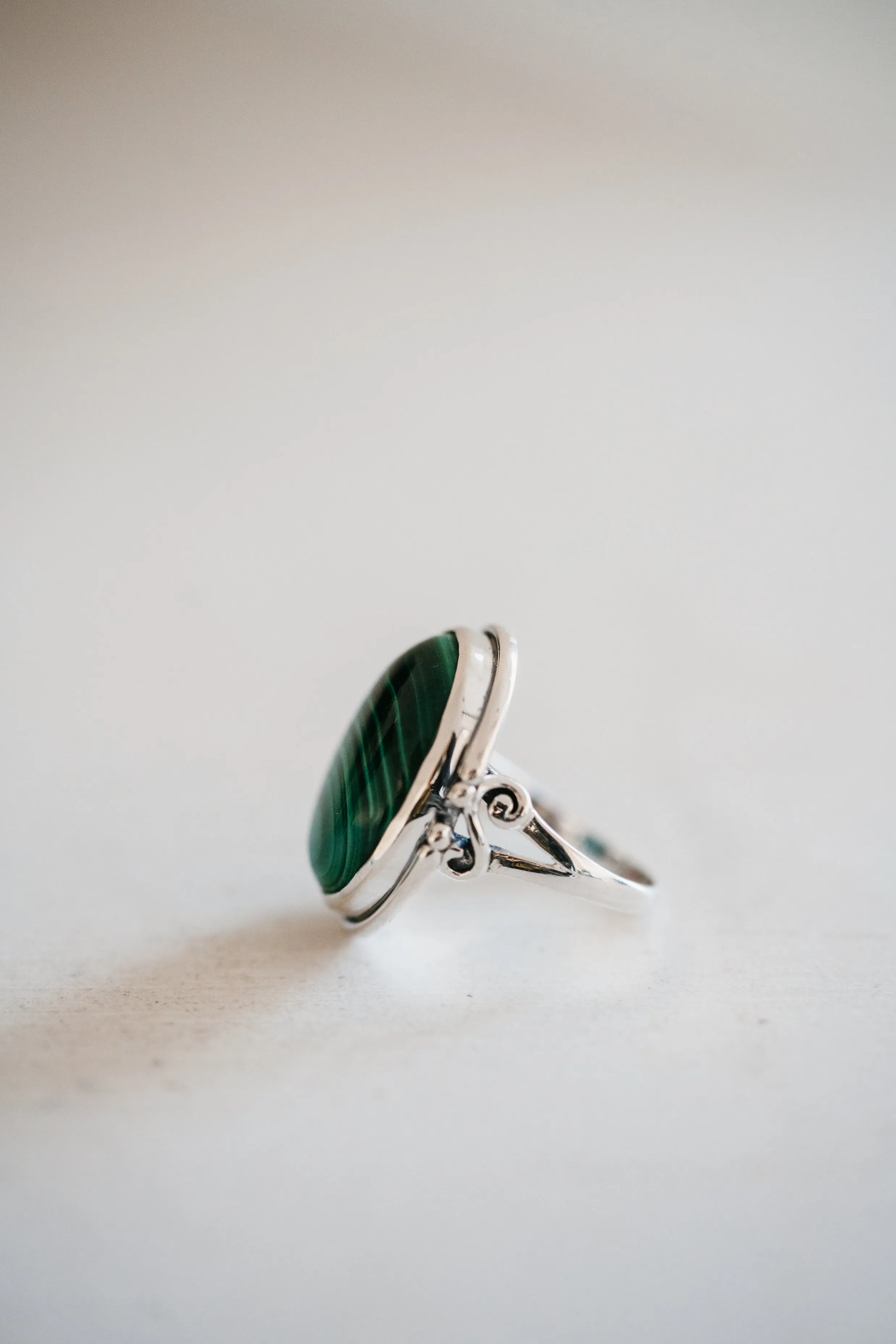 Sara Ring | Malachite sold by Goldie Lew product image thumbnail 2