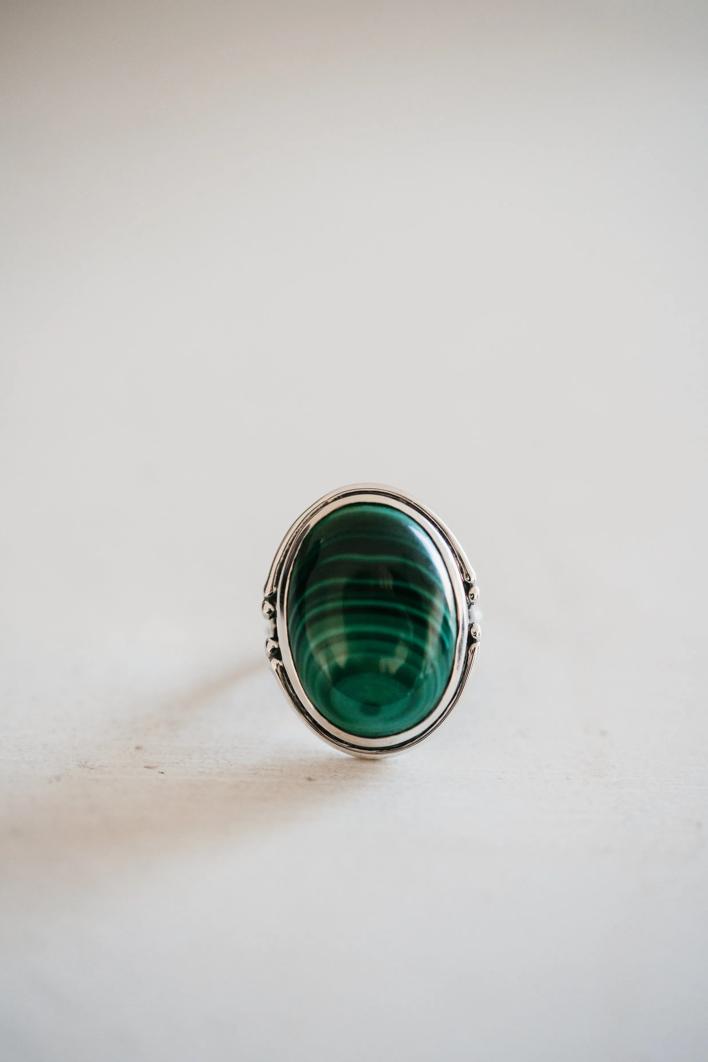 Sara Ring | Malachite sold by Goldie Lew
