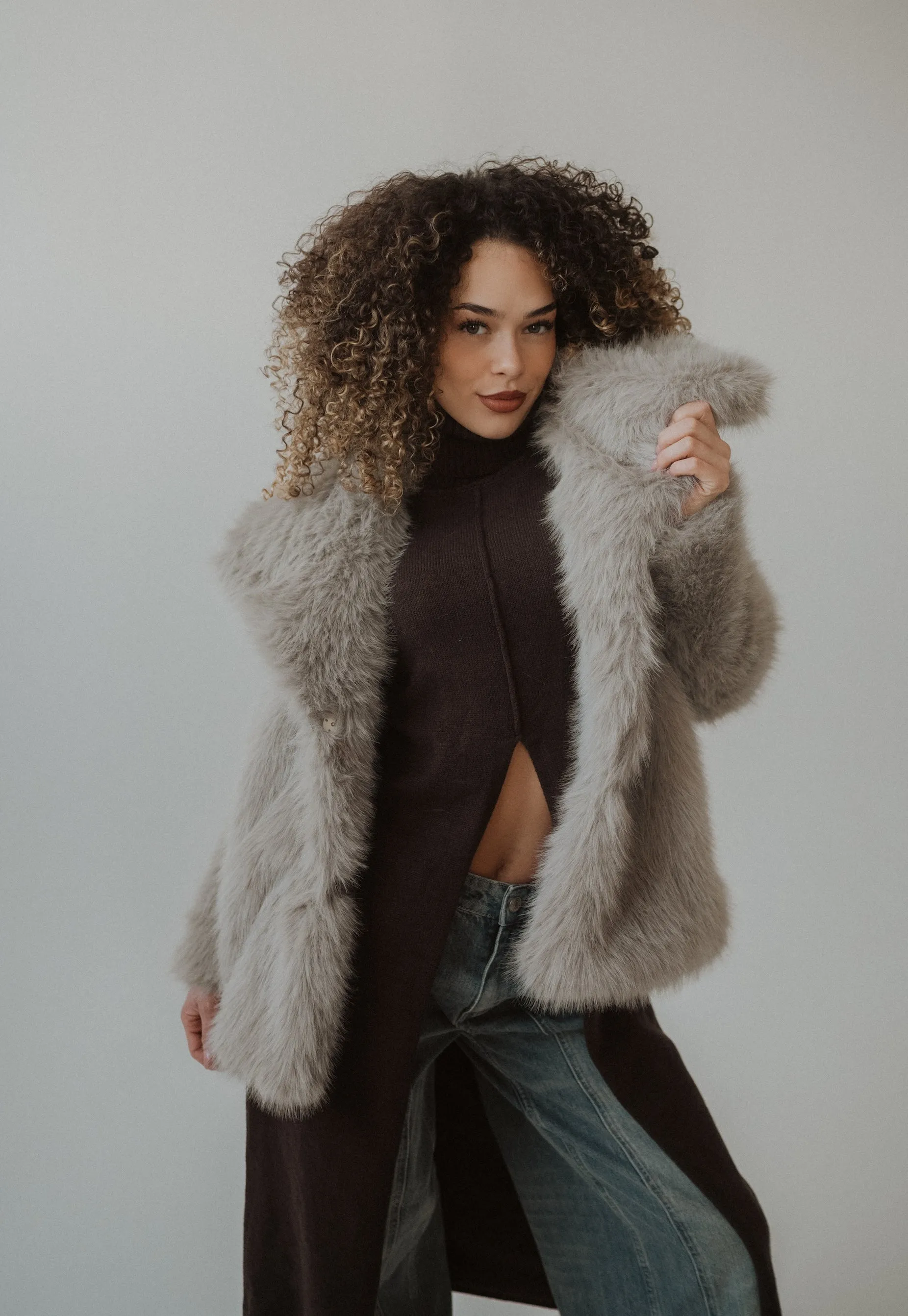 Cambria Fur Jacket sold by Goldie Lew product image thumbnail 4