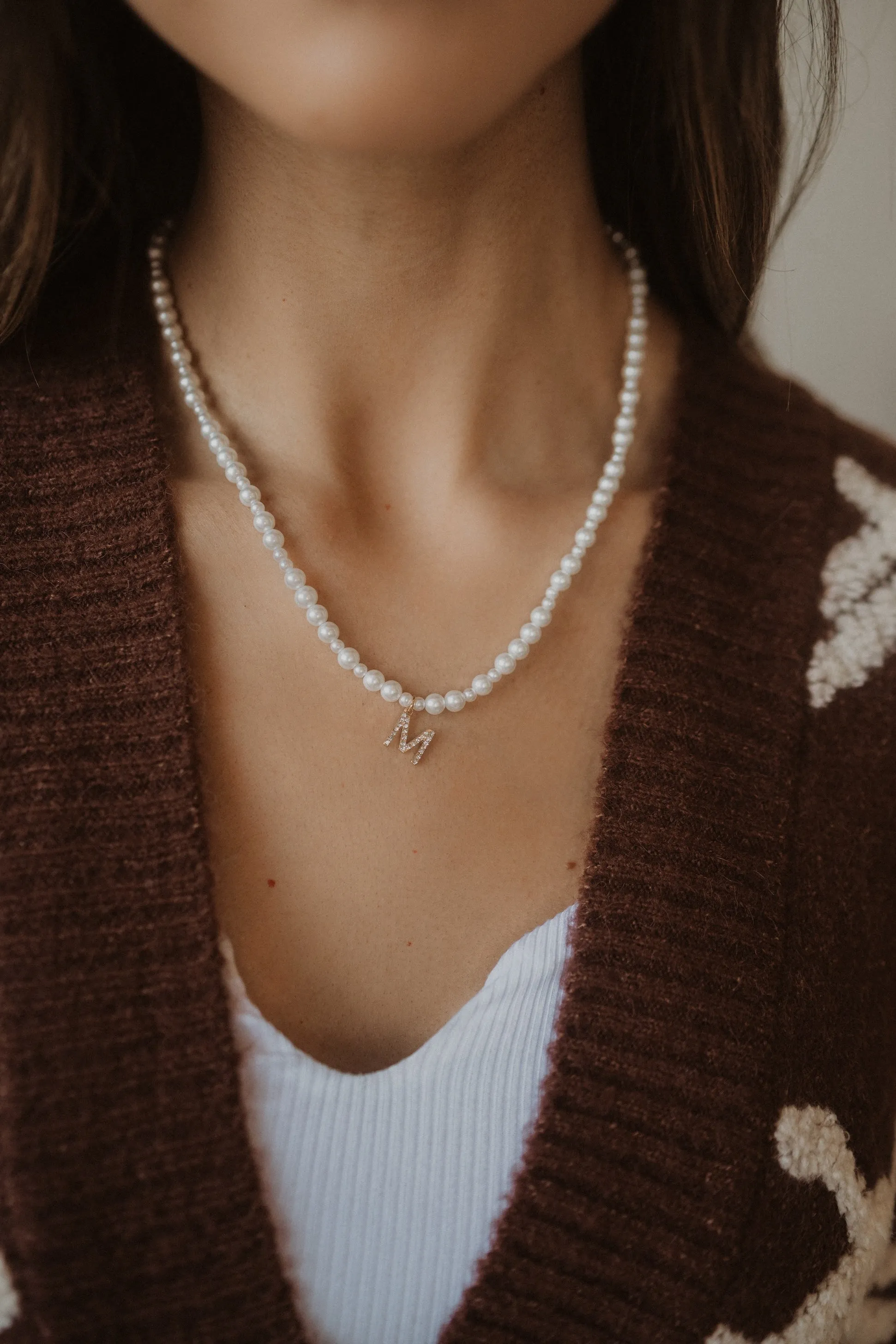 One True Love Initial Necklace sold by Goldie Lew