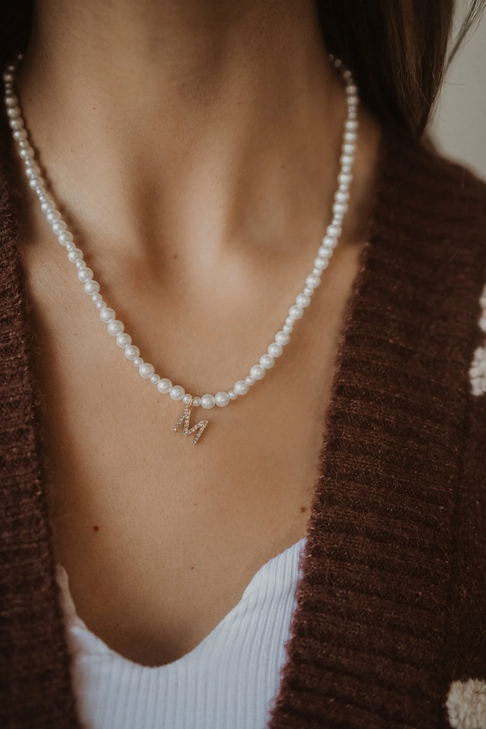 One True Love Initial Necklace sold by Goldie Lew product image thumbnail 2