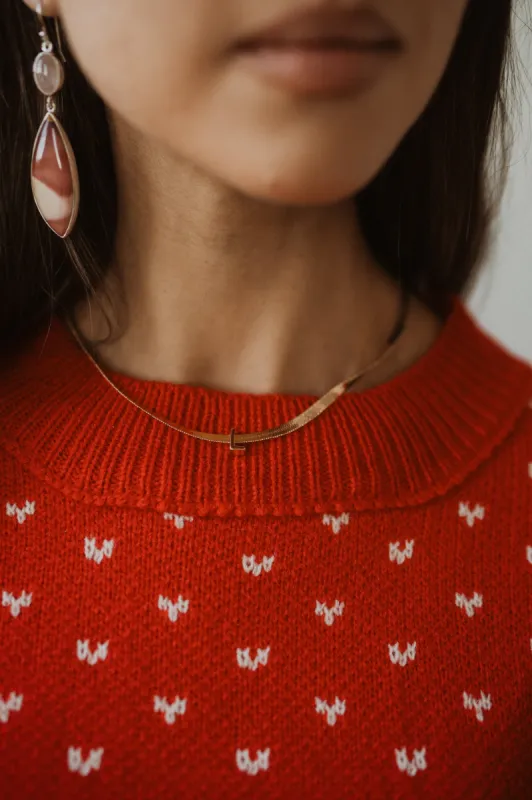 Bold Initial Necklace sold by Goldie Lew