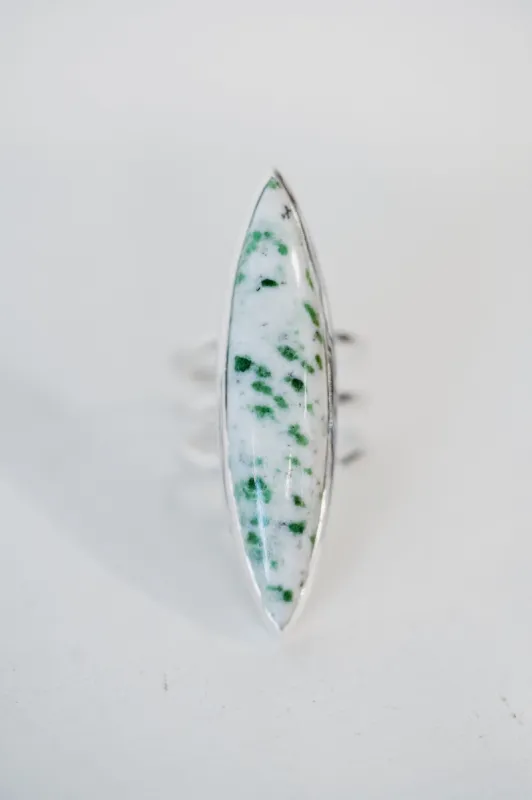 Ruth Ring | Susorite Quartz sold by Goldie Lew