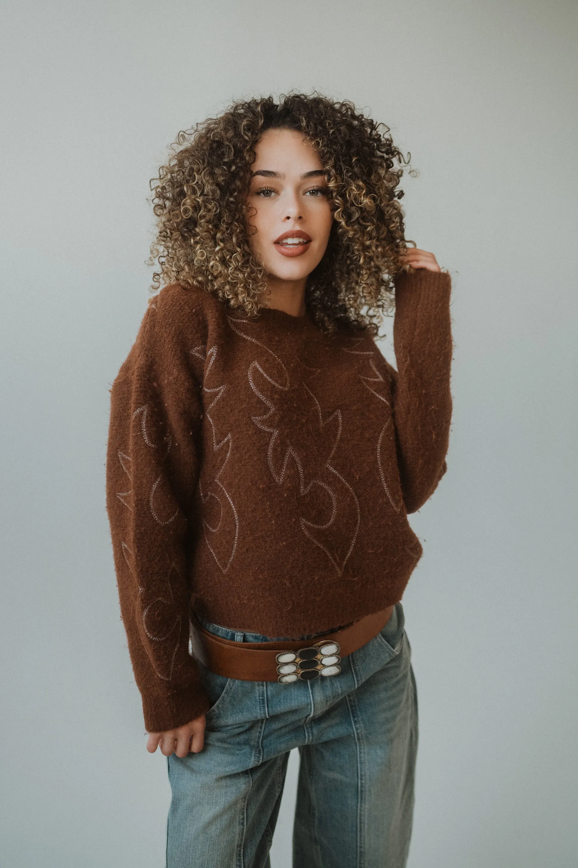 All Western Sweater sold by Goldie Lew