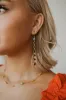 February Earrings | Red Garnet sold by Goldie Lew