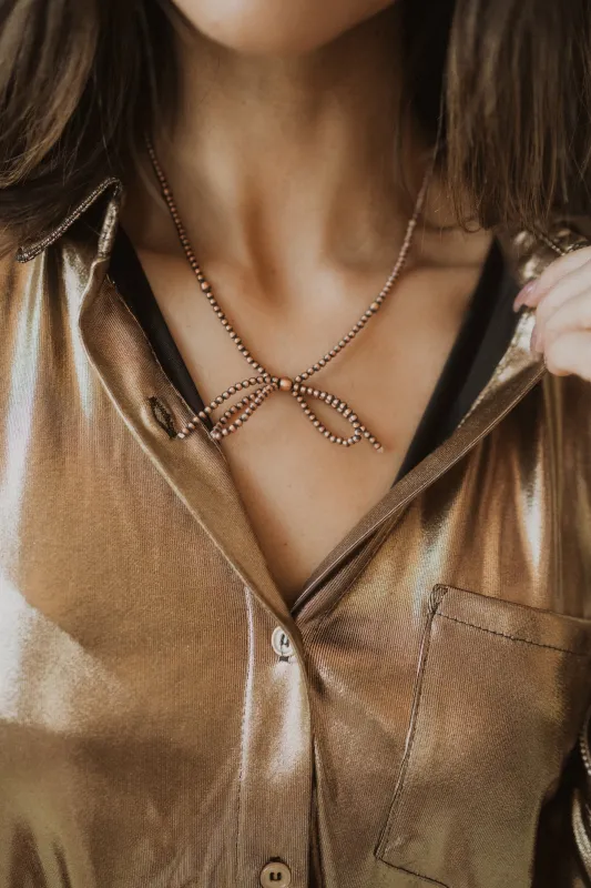 Copper Evianna Necklace sold by Goldie Lew