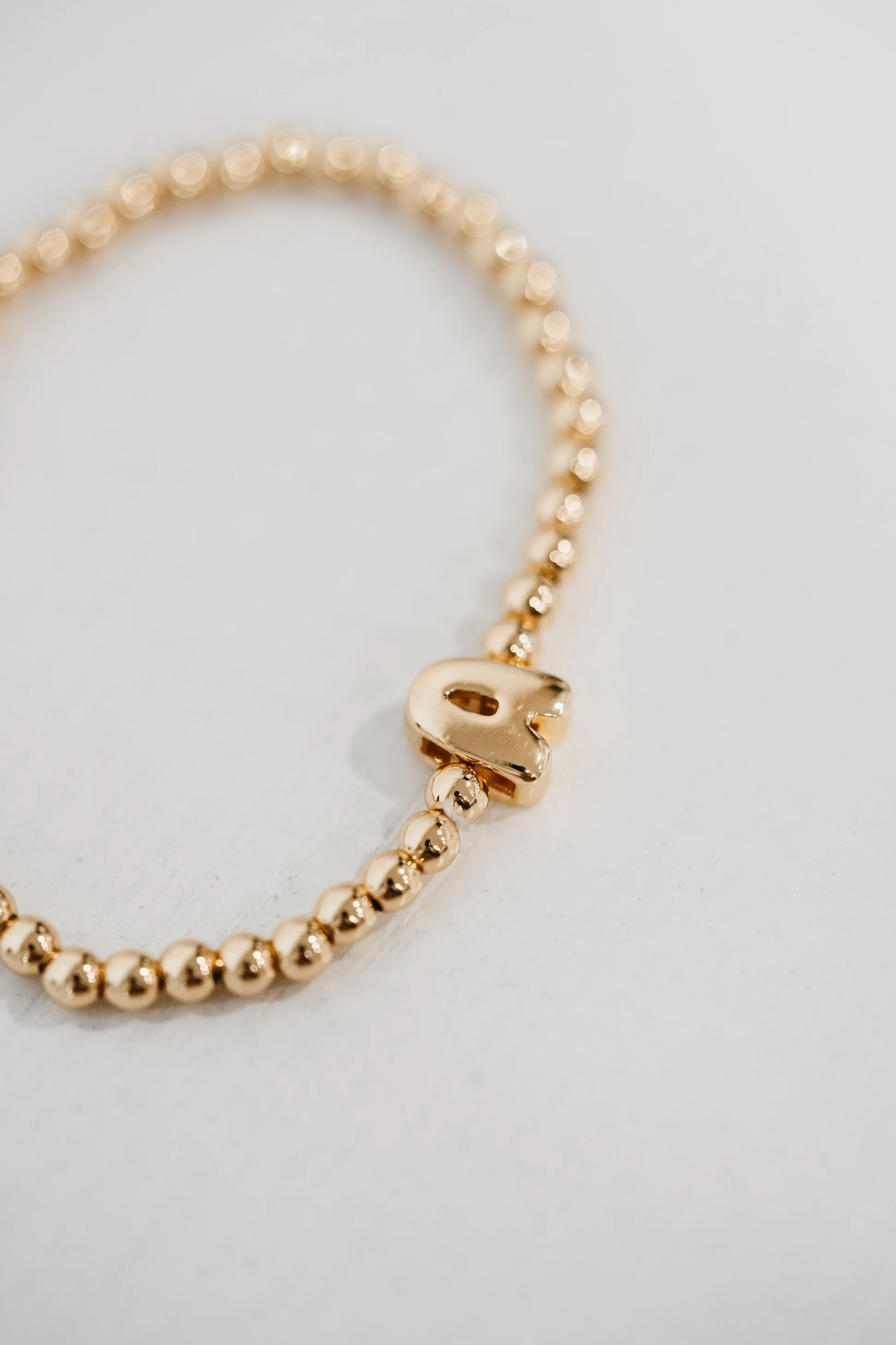 Gold Initial Bracelet sold by Goldie Lew product image thumbnail 2