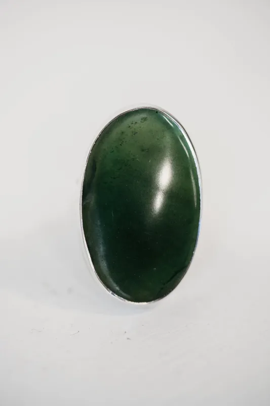 Kanya Ring | Nephrite Jade sold by Goldie Lew