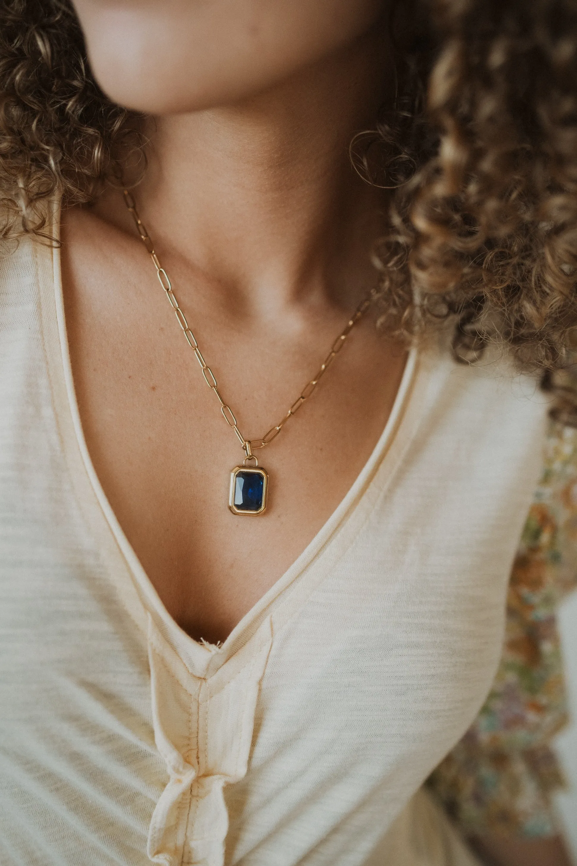 Kayda Necklace sold by Goldie Lew
