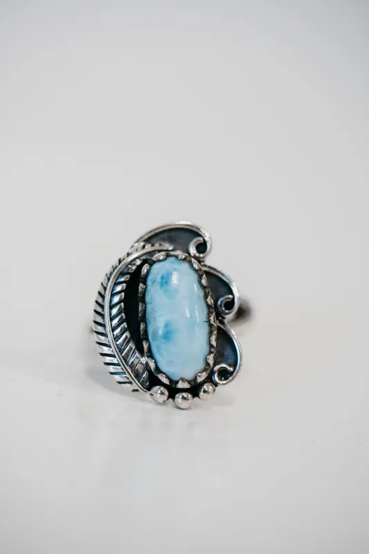 Islander Ring | Larimar sold by Goldie Lew