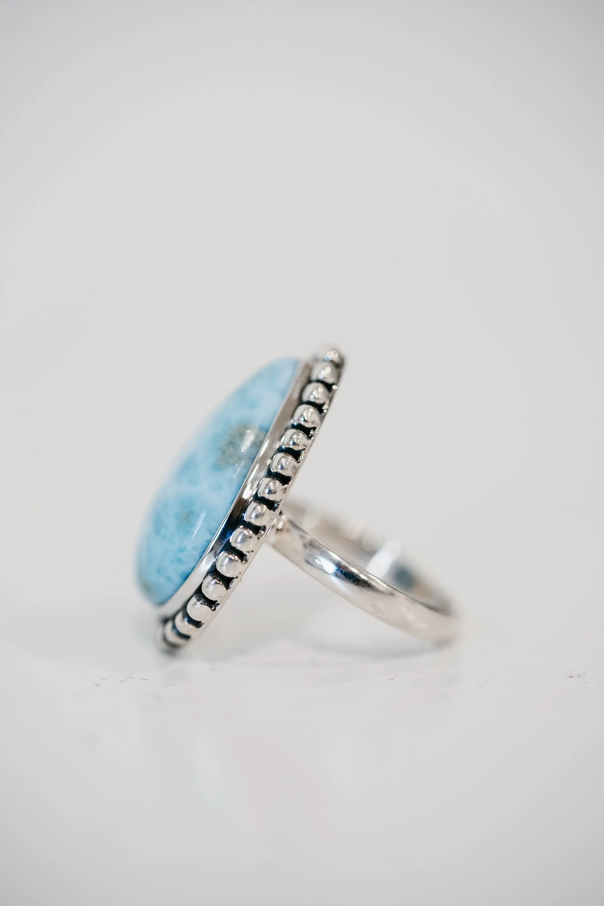 Betsy Ring | Larimar sold by Goldie Lew product image thumbnail 4