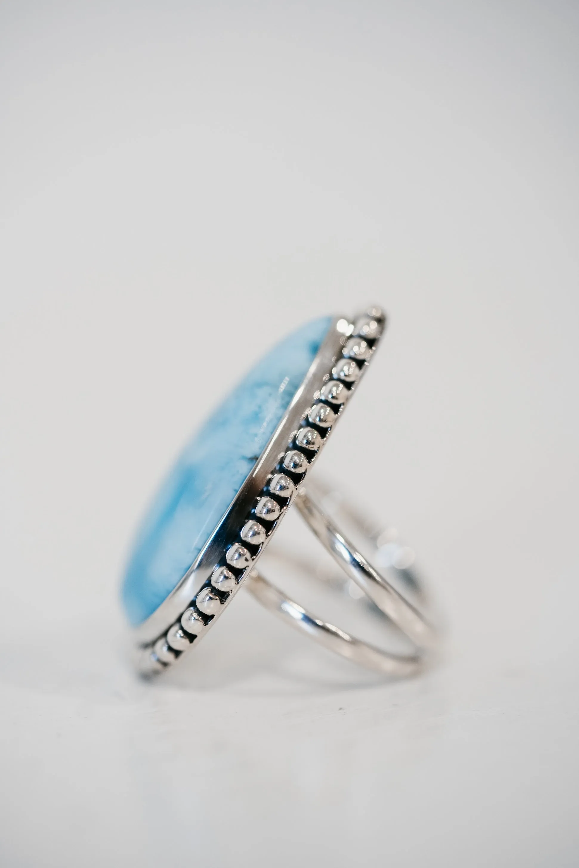 Betsy Ring | Larimar sold by Goldie Lew product image thumbnail 3