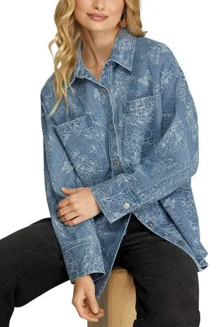 Dominique Shacket sold by Goldie Lew