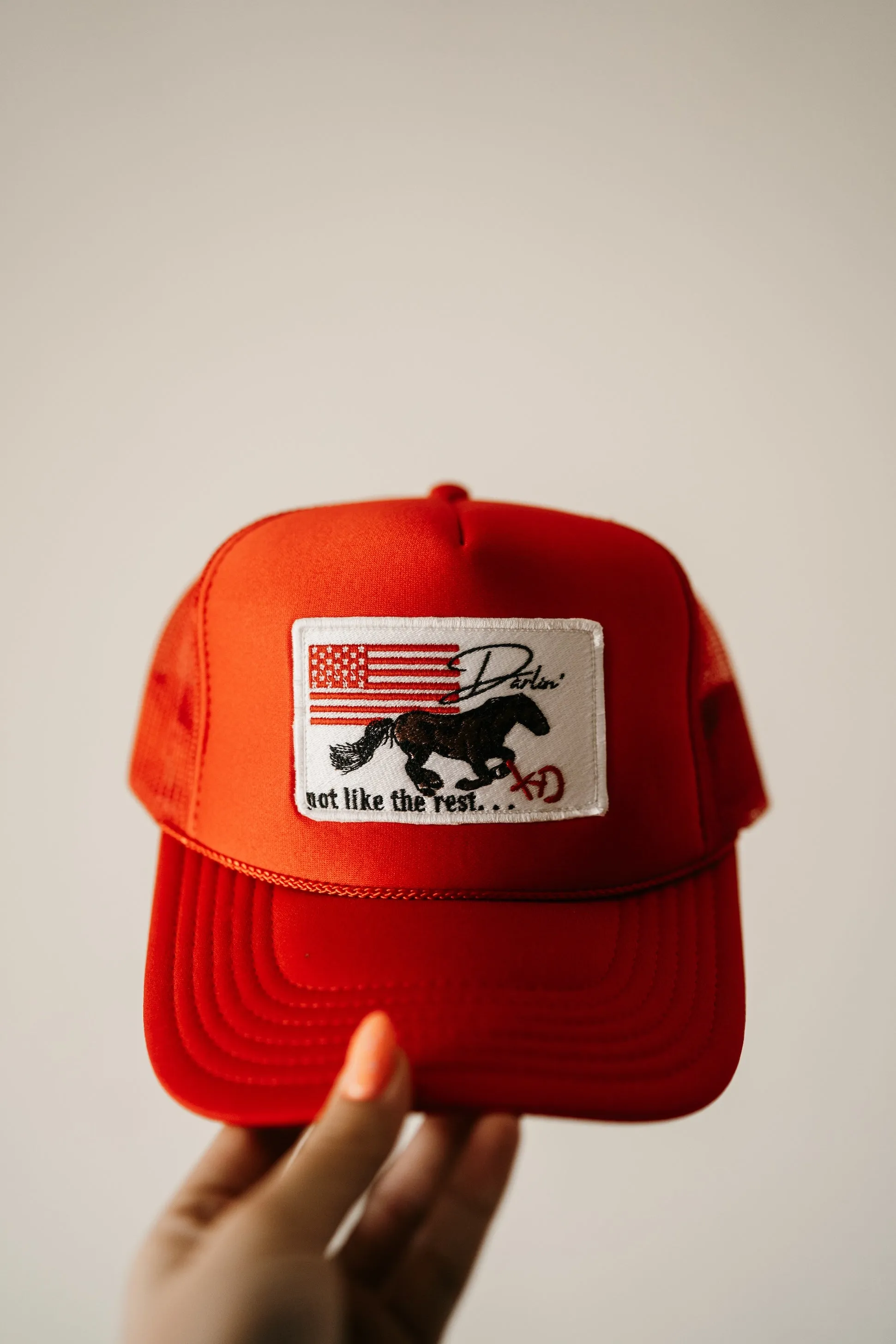 Darlin' Trucker Hat sold by Goldie Lew