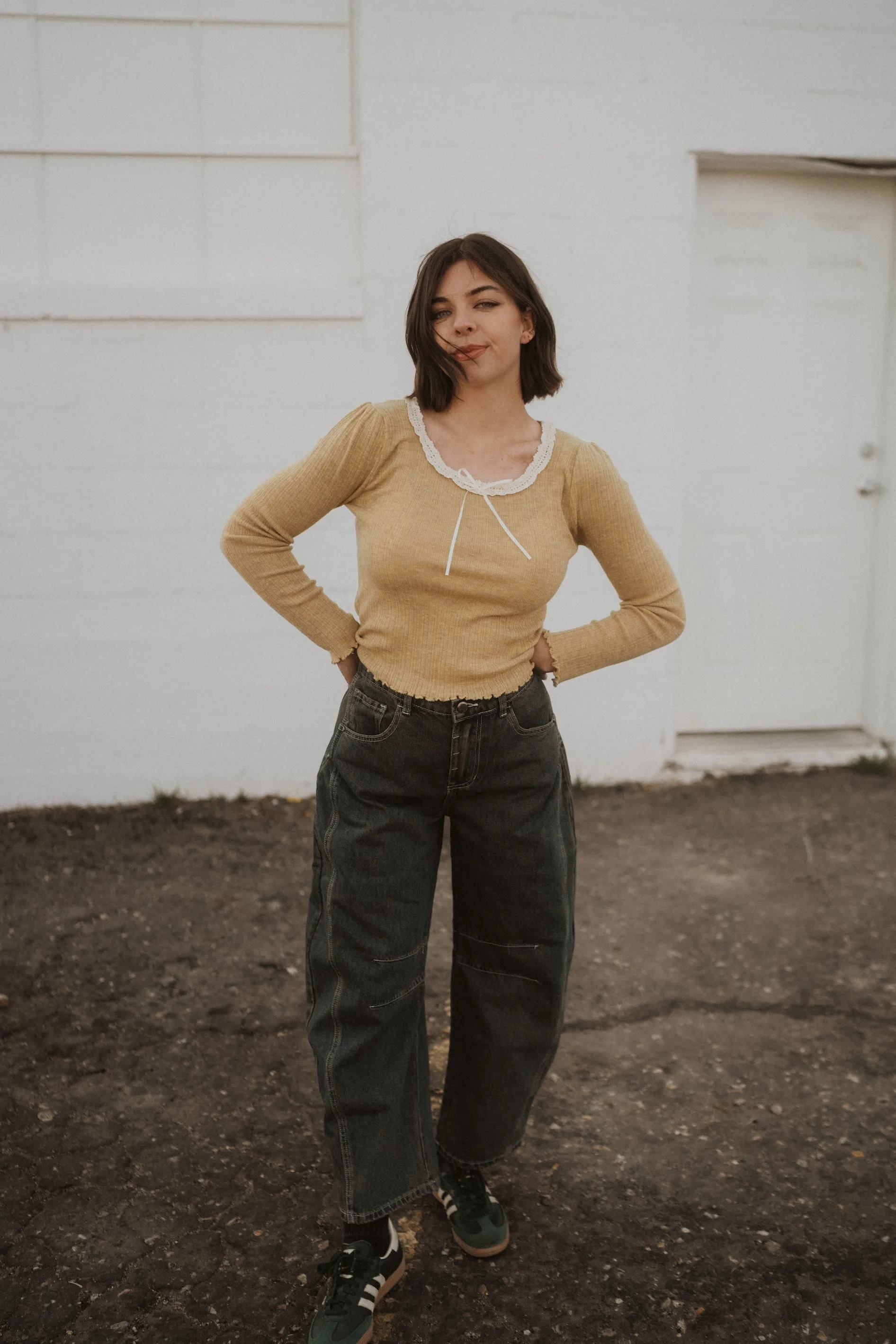 Reina Barrel Jeans sold by Goldie Lew product image thumbnail 3