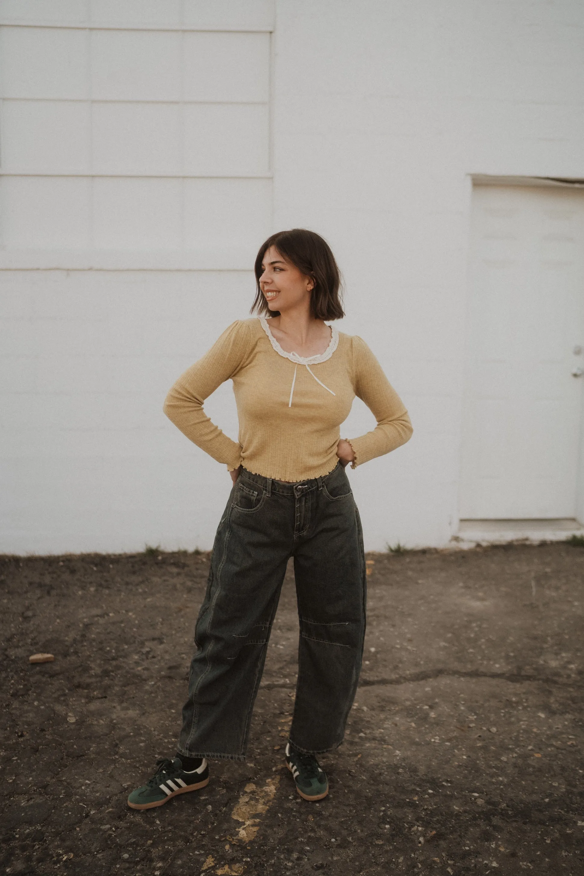 Reina Barrel Jeans sold by Goldie Lew