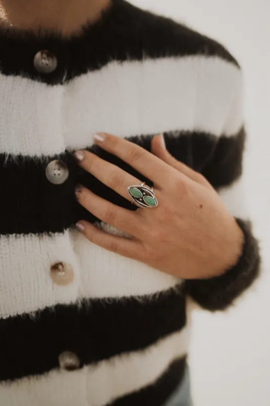 Juney Ring | Chrysoprase sold by Goldie Lew