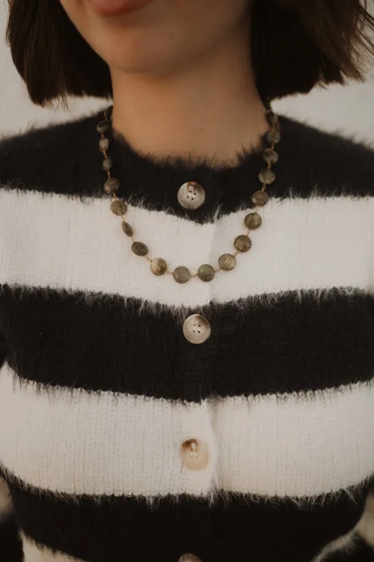 Small Ula Necklace | Labradorite sold by Goldie Lew