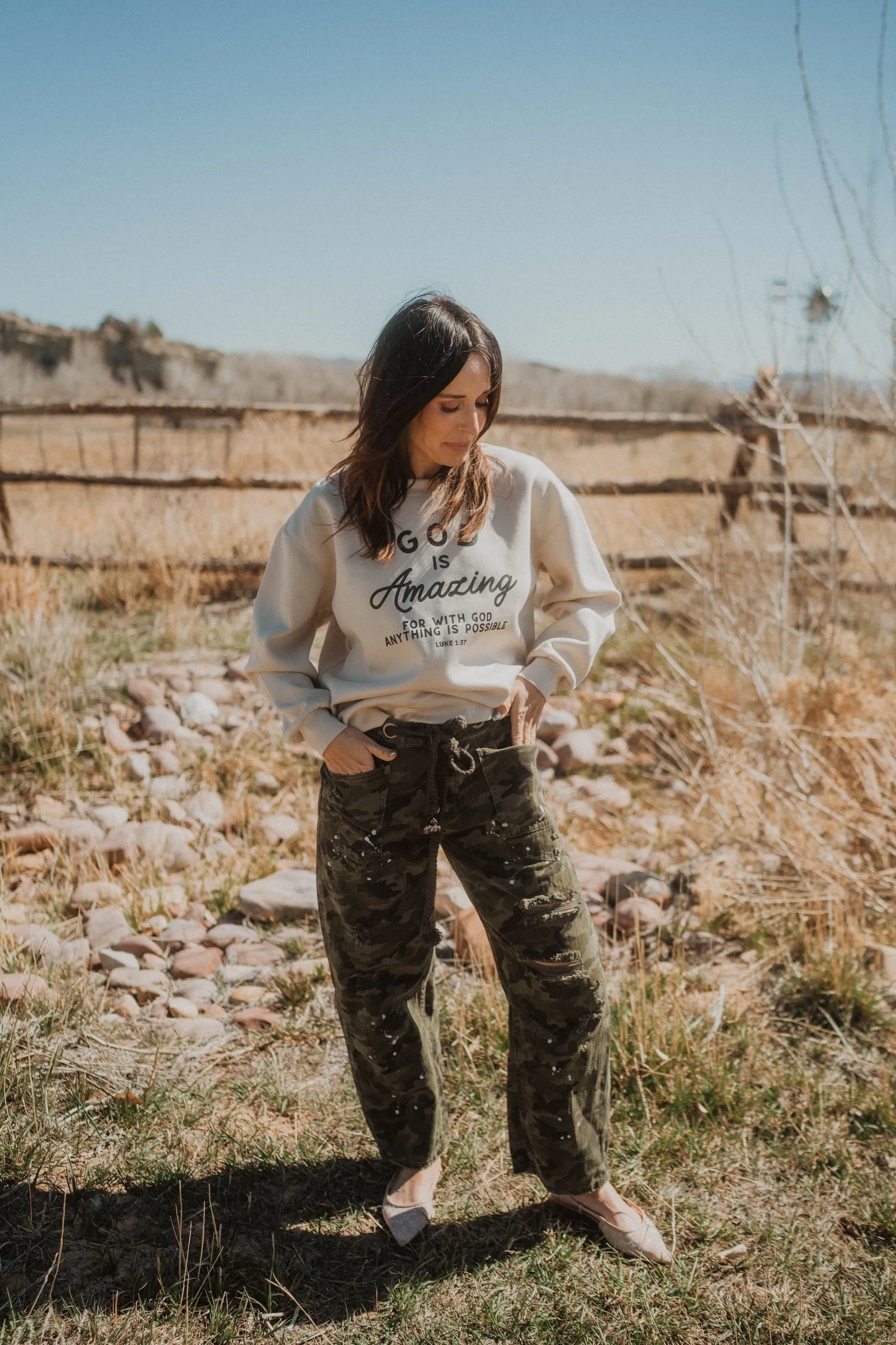 God Is Amazing Crewneck sold by Goldie Lew product image thumbnail 2