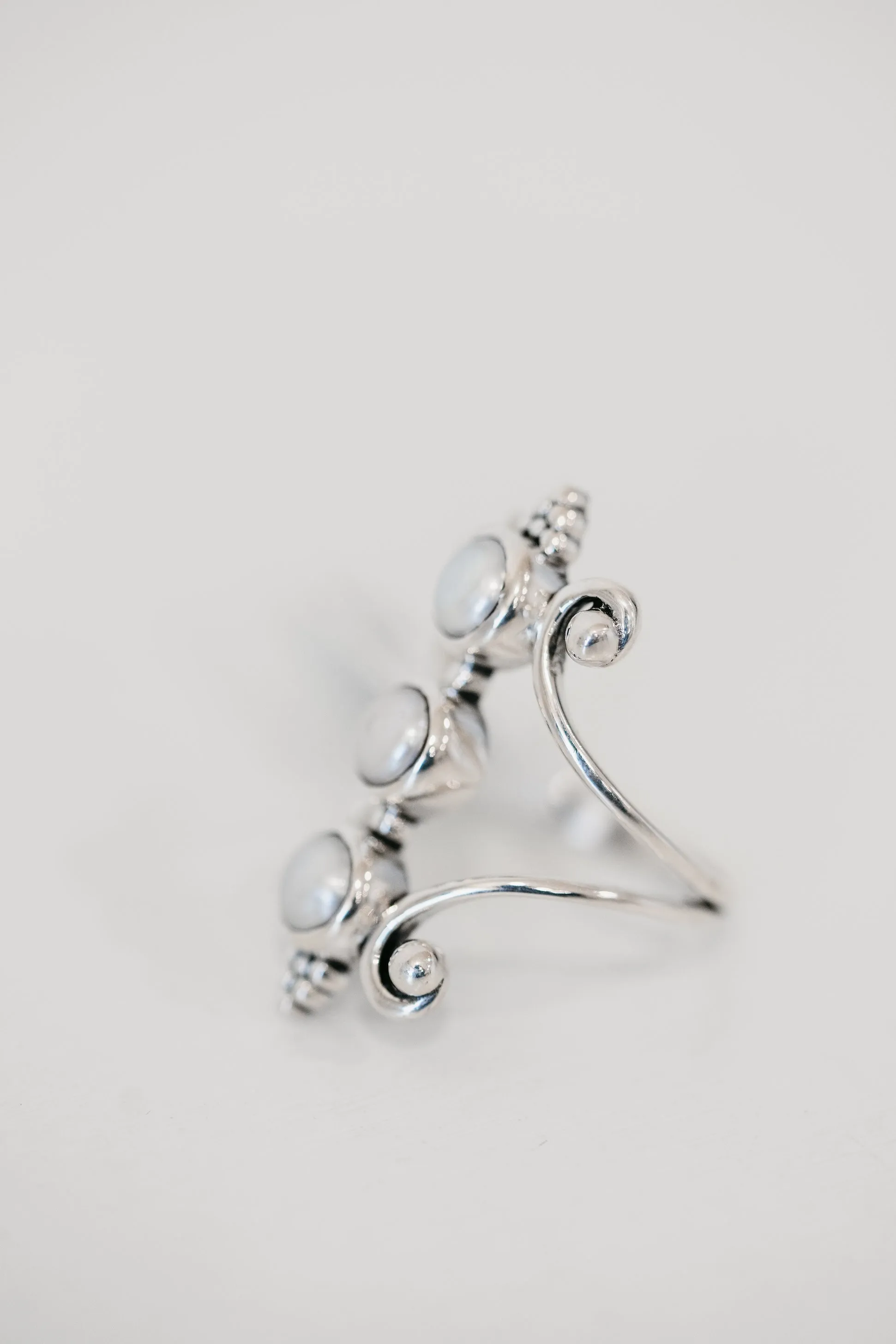 Saddler Ring | Pearl sold by Goldie Lew product image thumbnail 3