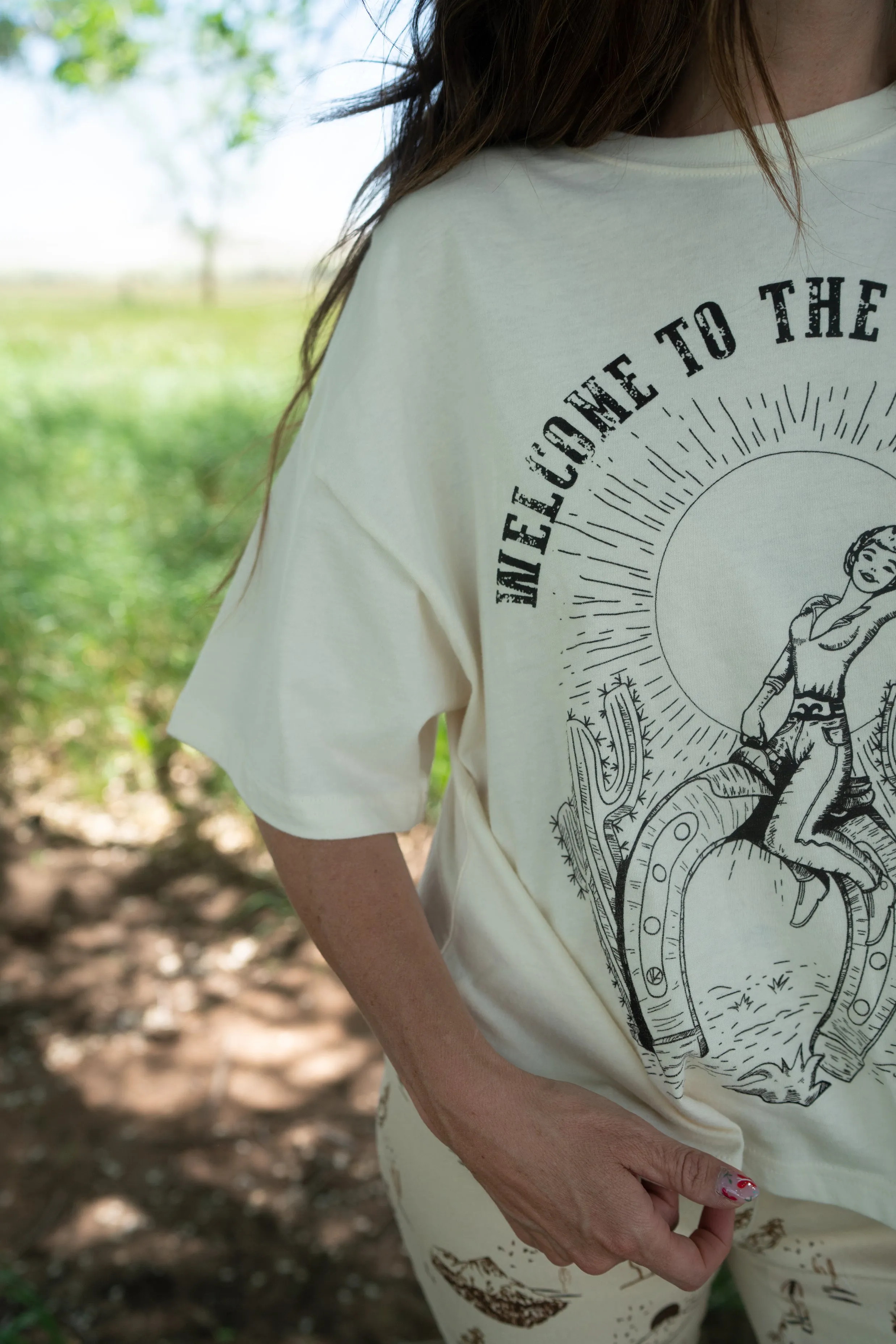 Welcome To The Wild West T-Shirt sold by Goldie Lew product image thumbnail 5