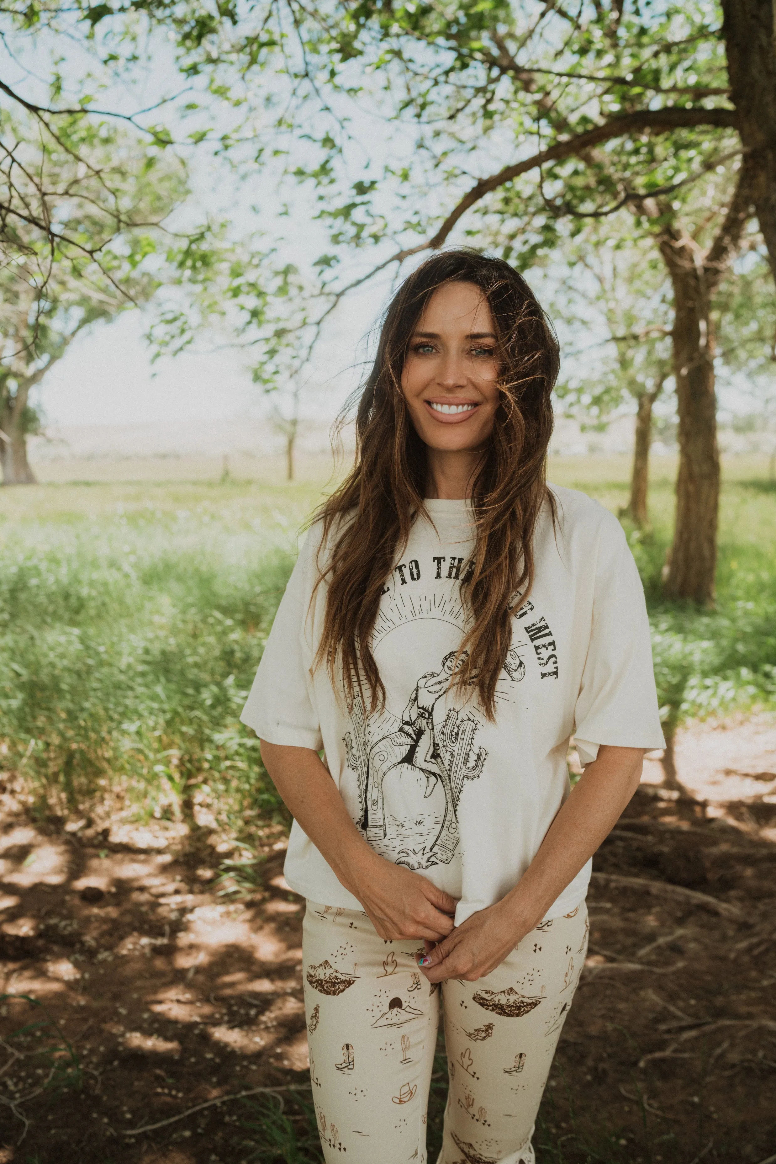 Welcome To The Wild West T-Shirt sold by Goldie Lew product image thumbnail 2