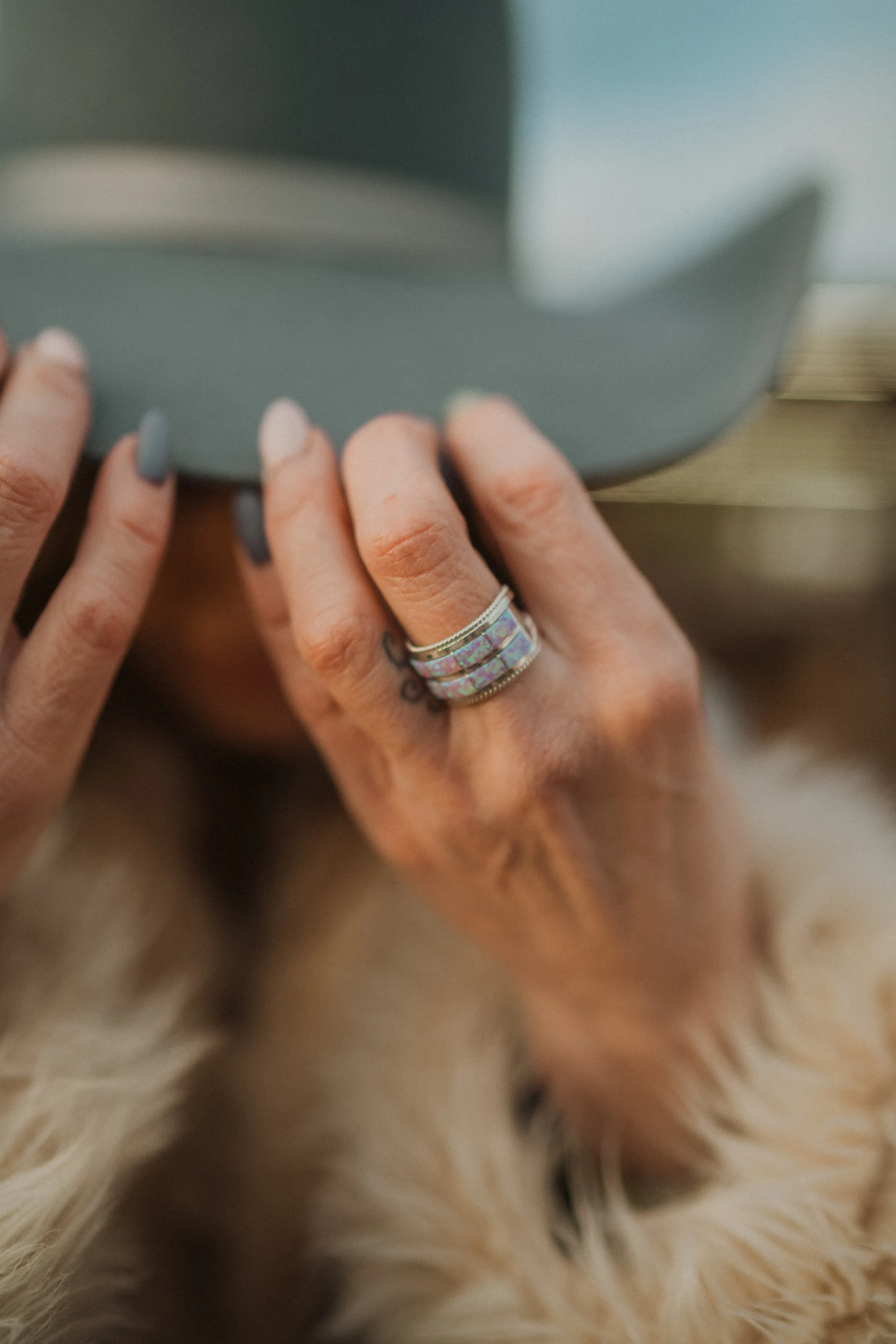 Valeria Ring | Opal sold by Goldie Lew product image thumbnail 2