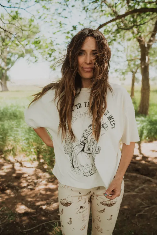 Welcome To The Wild West T-Shirt sold by Goldie Lew