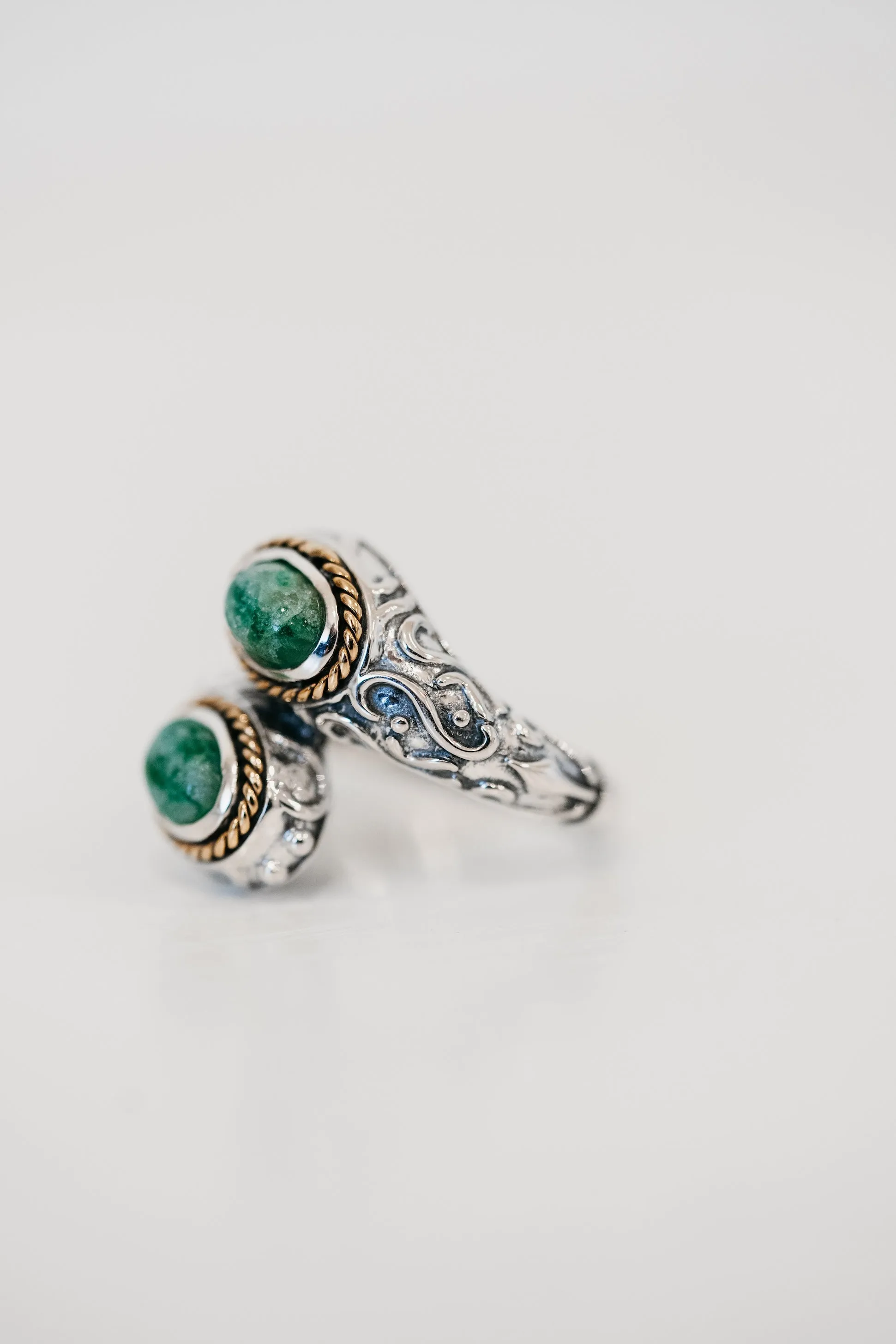 Marcello Ring | Emerald sold by Goldie Lew product image thumbnail 4