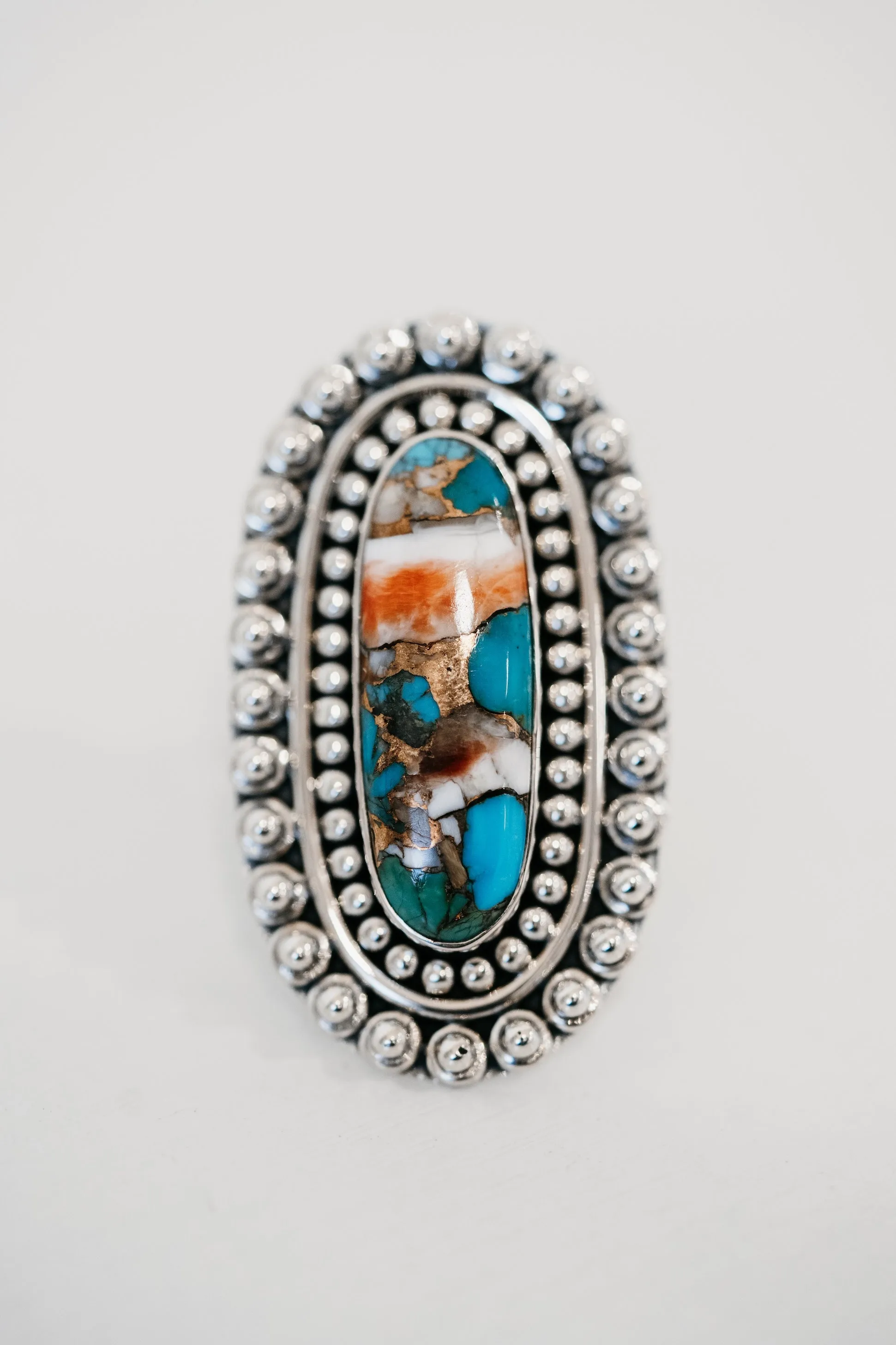 Glover Ring | Spiny Turquoise sold by Goldie Lew
