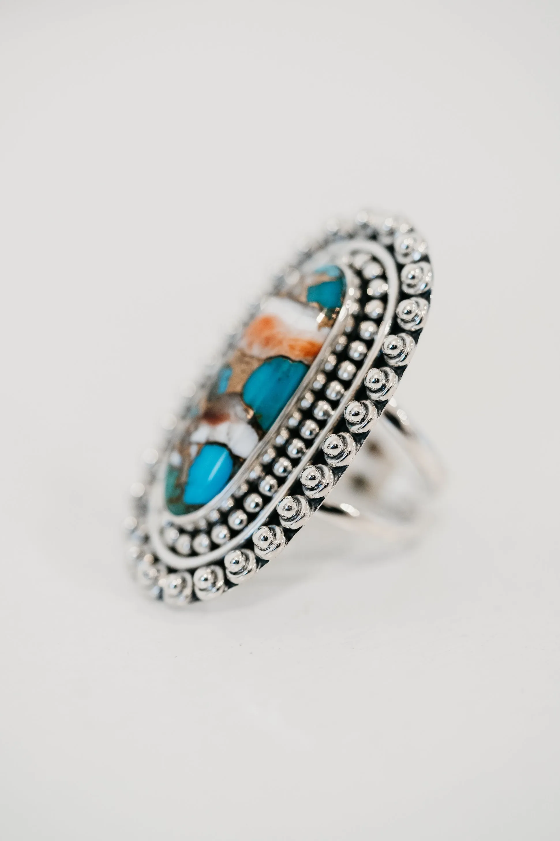 Glover Ring | Spiny Turquoise sold by Goldie Lew product image thumbnail 3