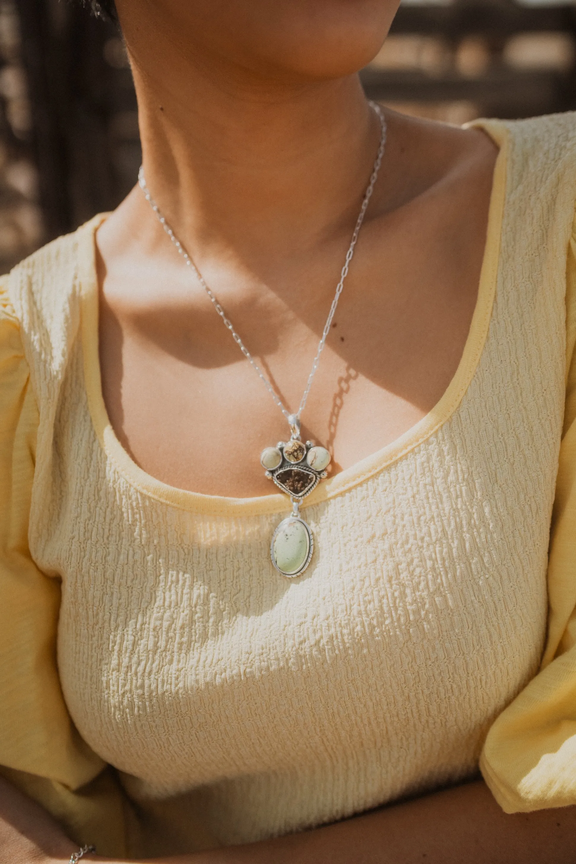 Queen of Green Necklace sold by Goldie Lew product image thumbnail 3