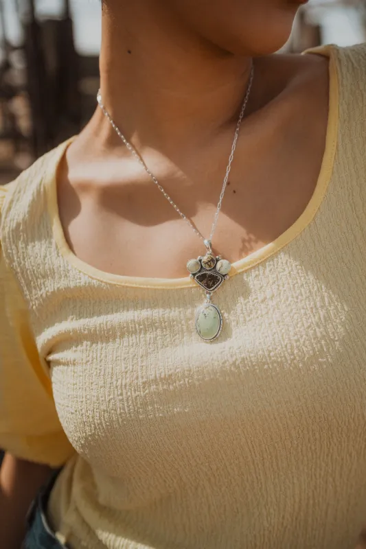 Queen of Green Necklace sold by Goldie Lew