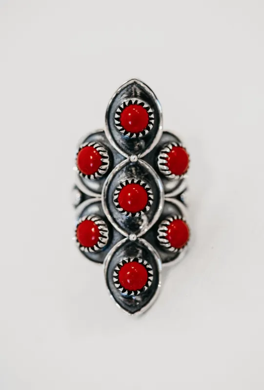 Sweet Pea Ring | Red Jasper made by Goldie Lew