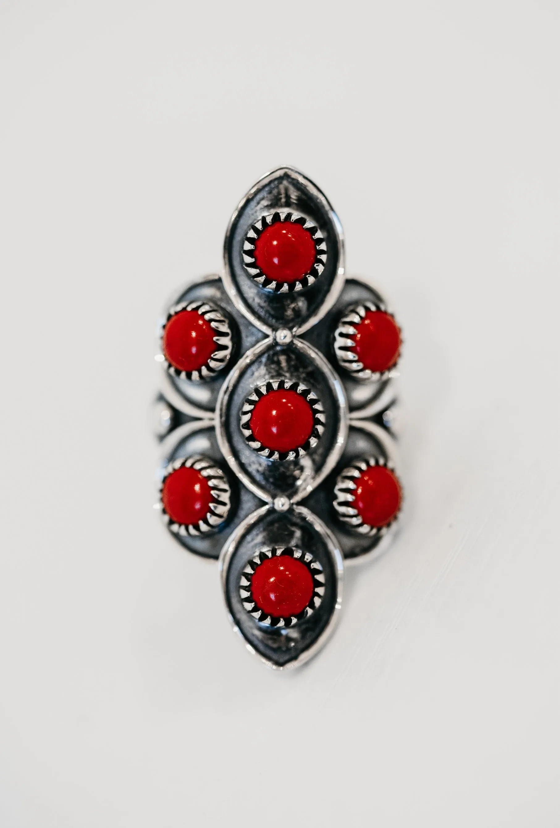 Sweet Pea Ring | Red Jasper sold by Goldie Lew
