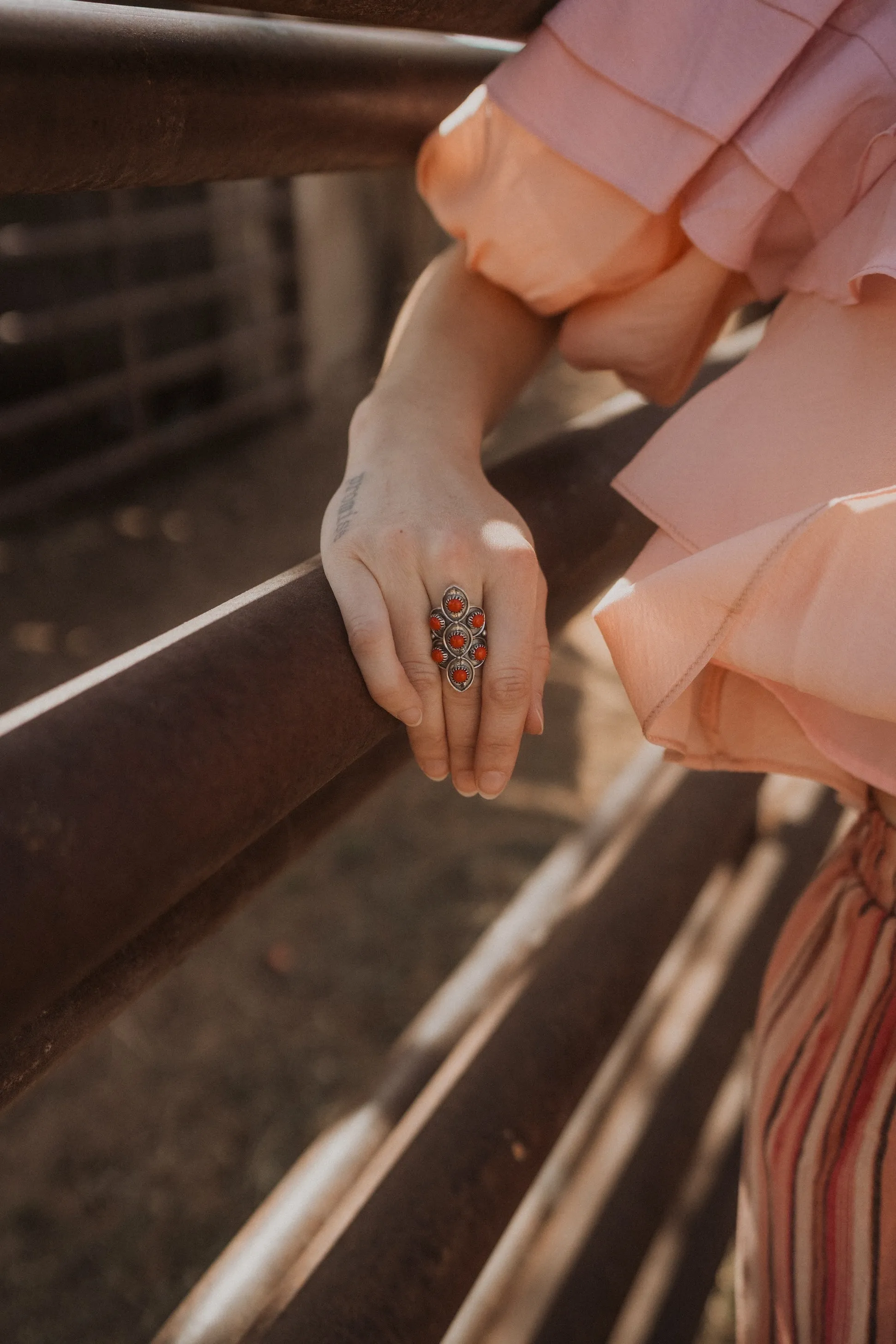 Sweet Pea Ring | Red Jasper sold by Goldie Lew product image thumbnail 3