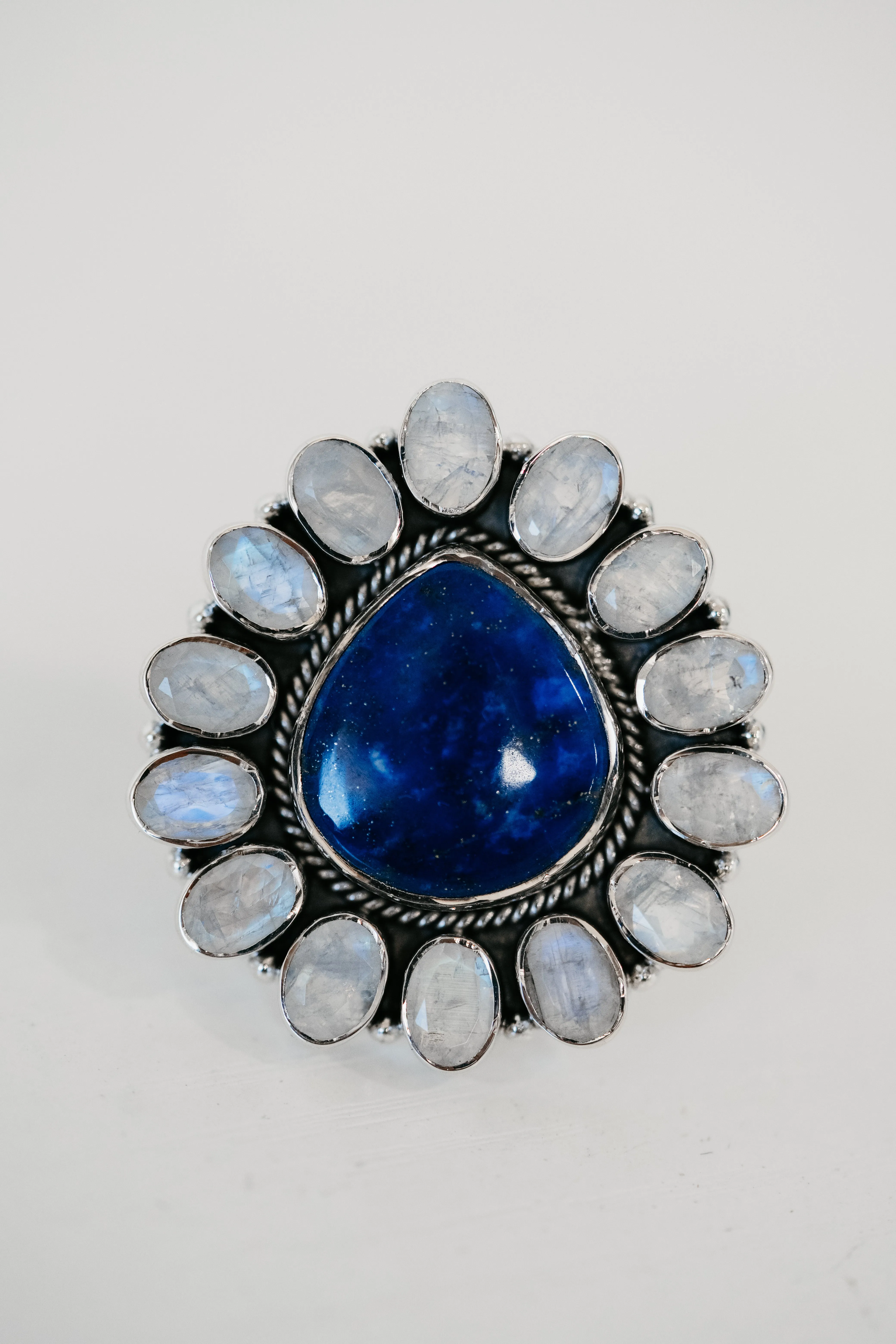 Johannes Ring | Blue Lapis + Moonstone sold by Goldie Lew