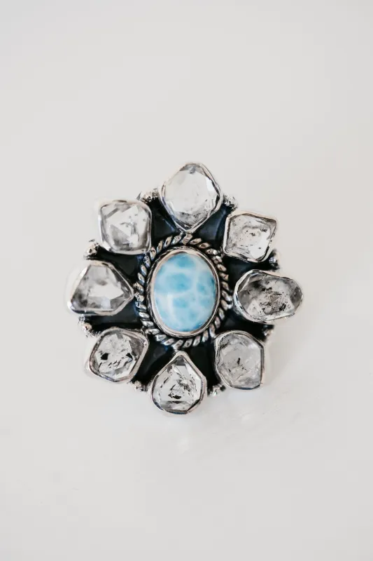 Altair Ring | Larimar sold by Goldie Lew