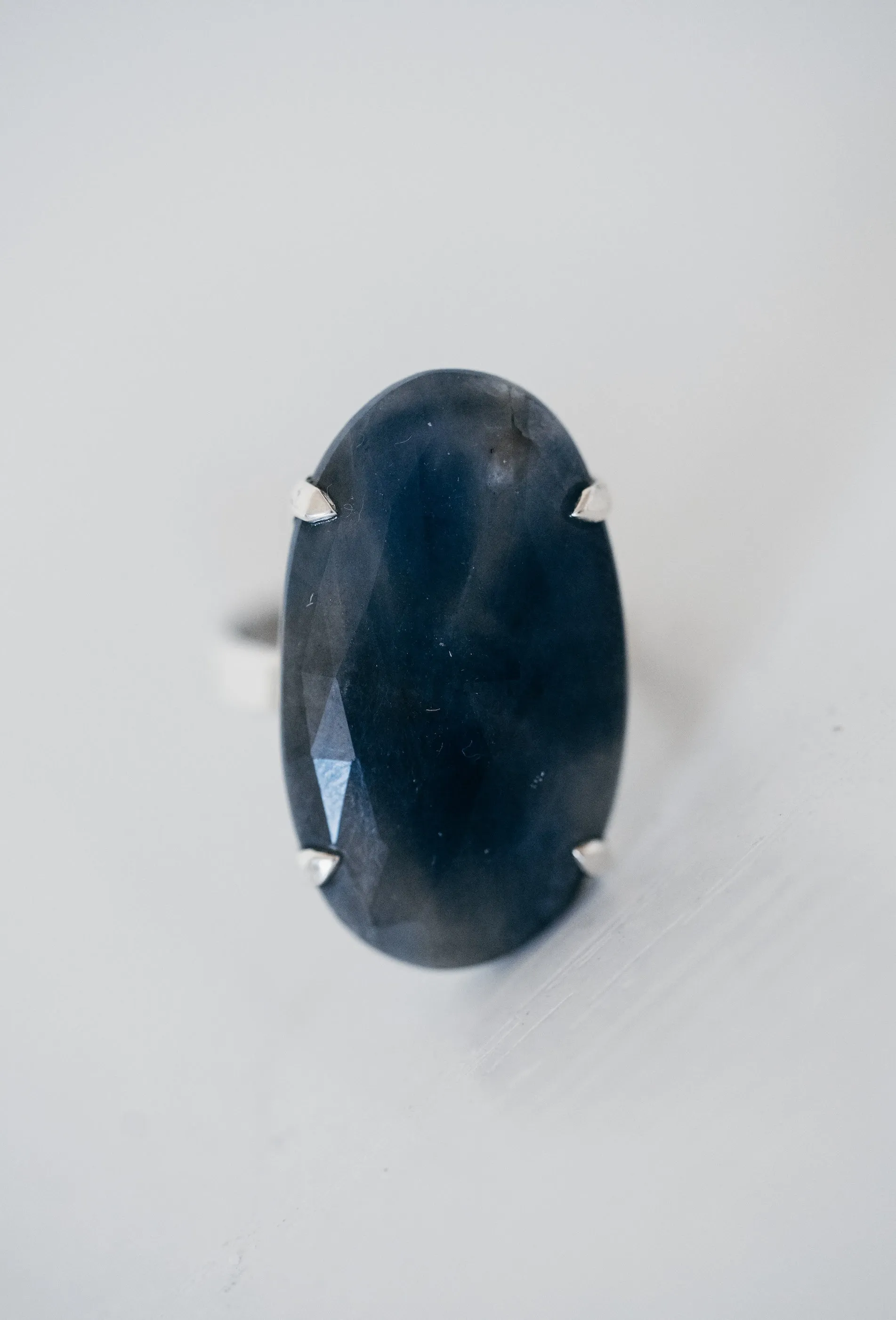 Jomana Ring | Blue Sapphire sold by Goldie Lew product image thumbnail 3