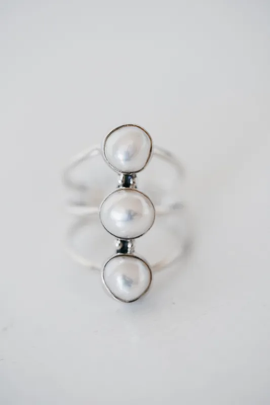 Wescott Ring | Pearl sold by Goldie Lew