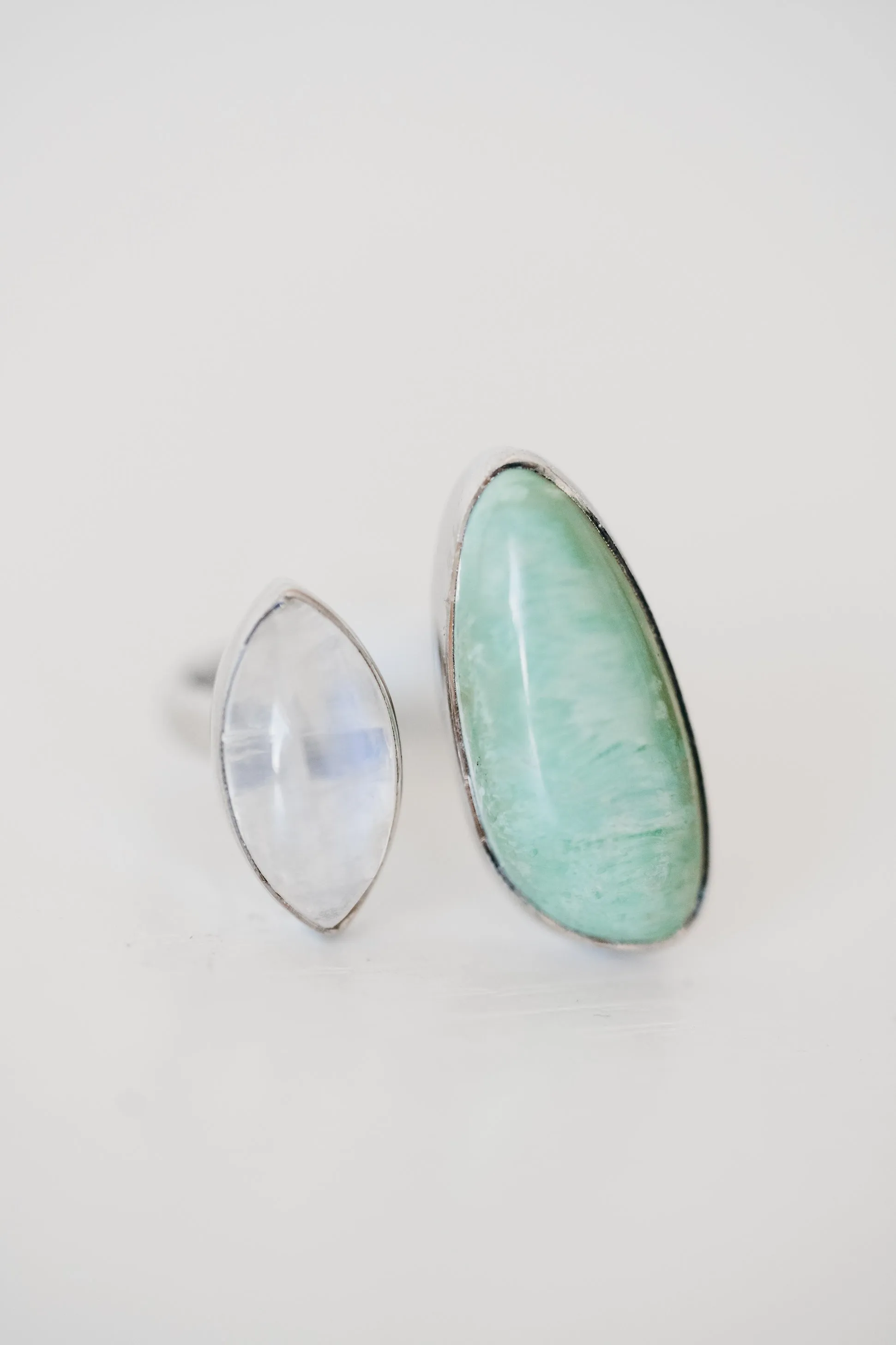 Randy Ring | Variscite + Moonstone sold by Goldie Lew product image thumbnail 5