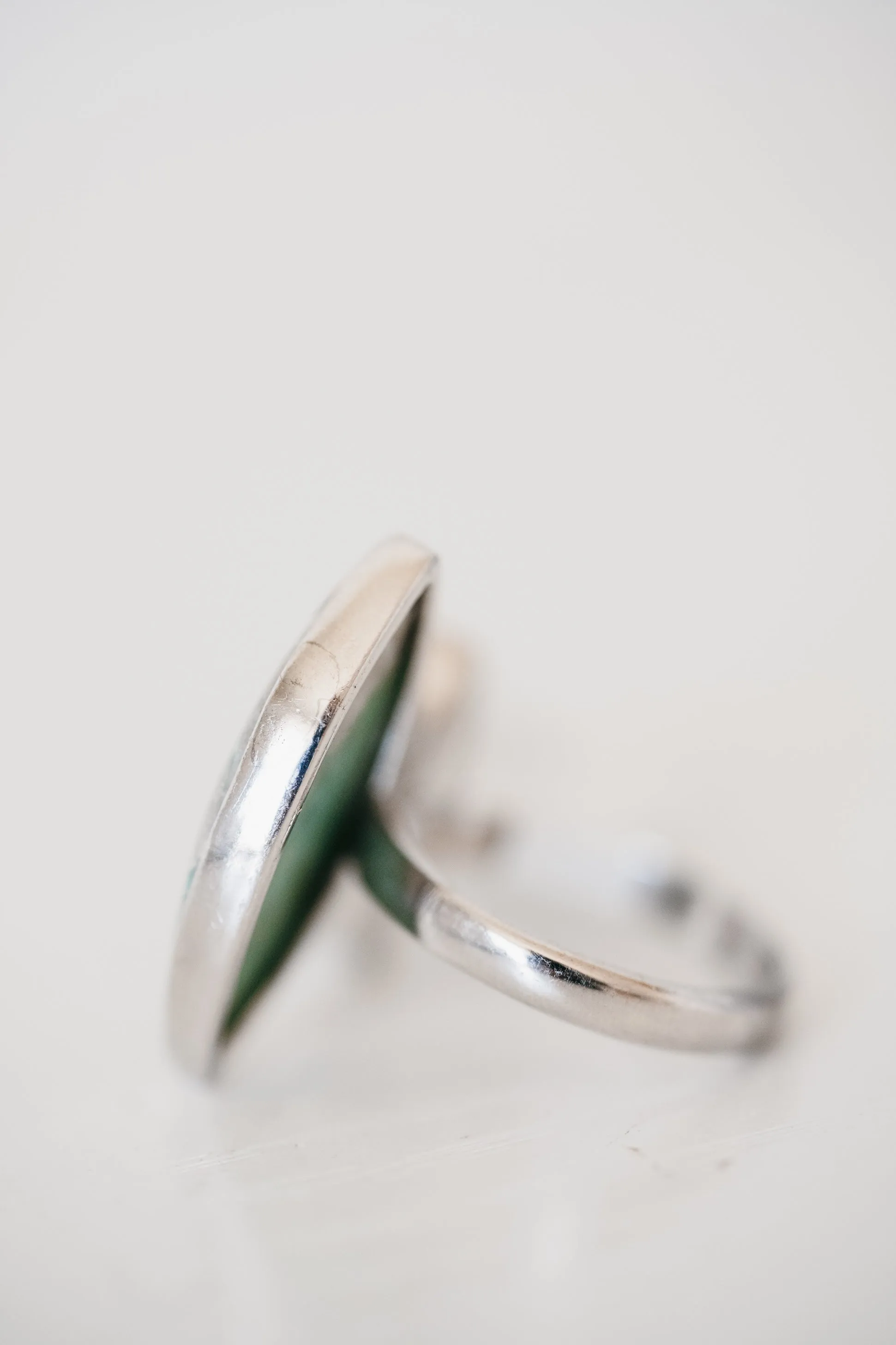 Randy Ring | Variscite + Moonstone sold by Goldie Lew product image thumbnail 4