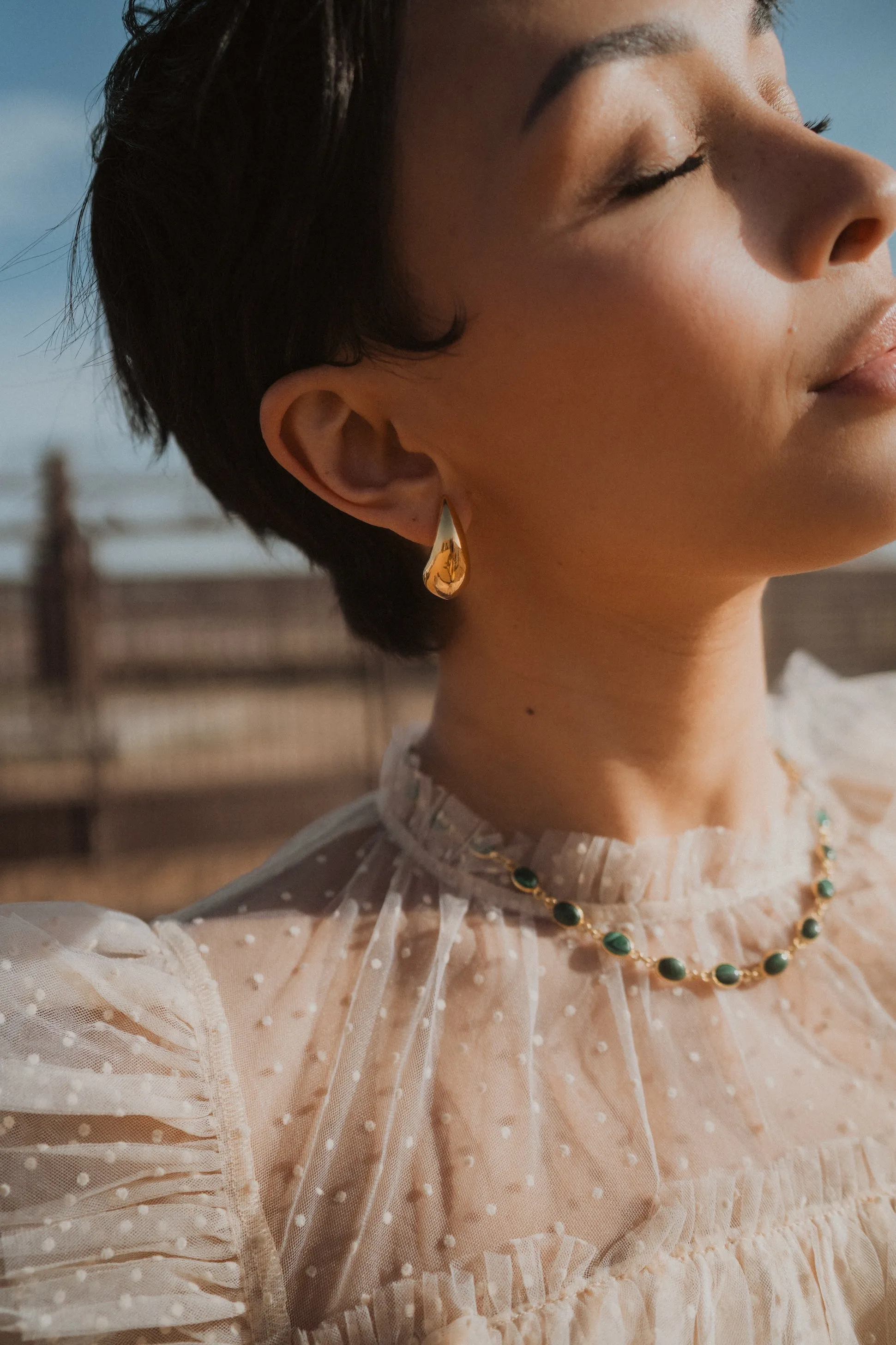 Elise Earrings sold by Goldie Lew product image thumbnail 2