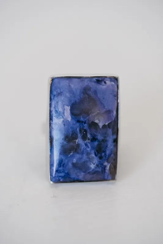 Heleen Ring | Charoite sold by Goldie Lew