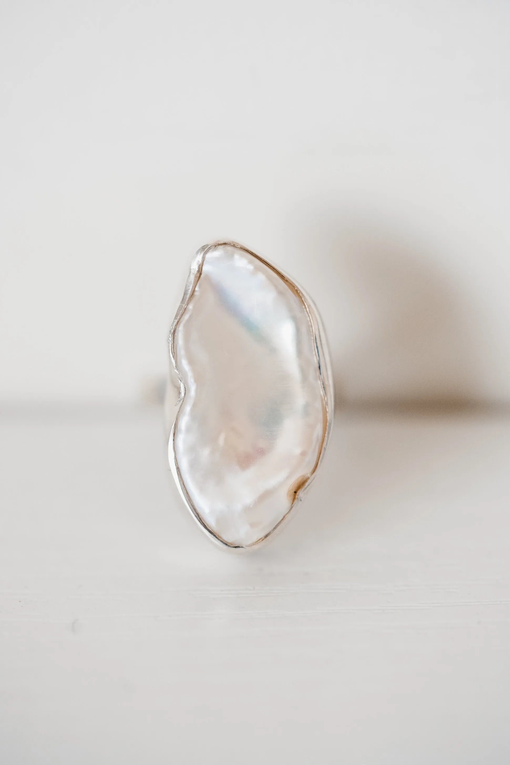 Renesmee Ring | Pearl sold by Goldie Lew product image thumbnail 5