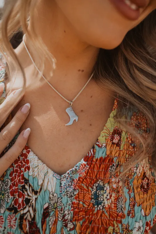 Silver Shoes Necklace | #2 sold by Goldie Lew