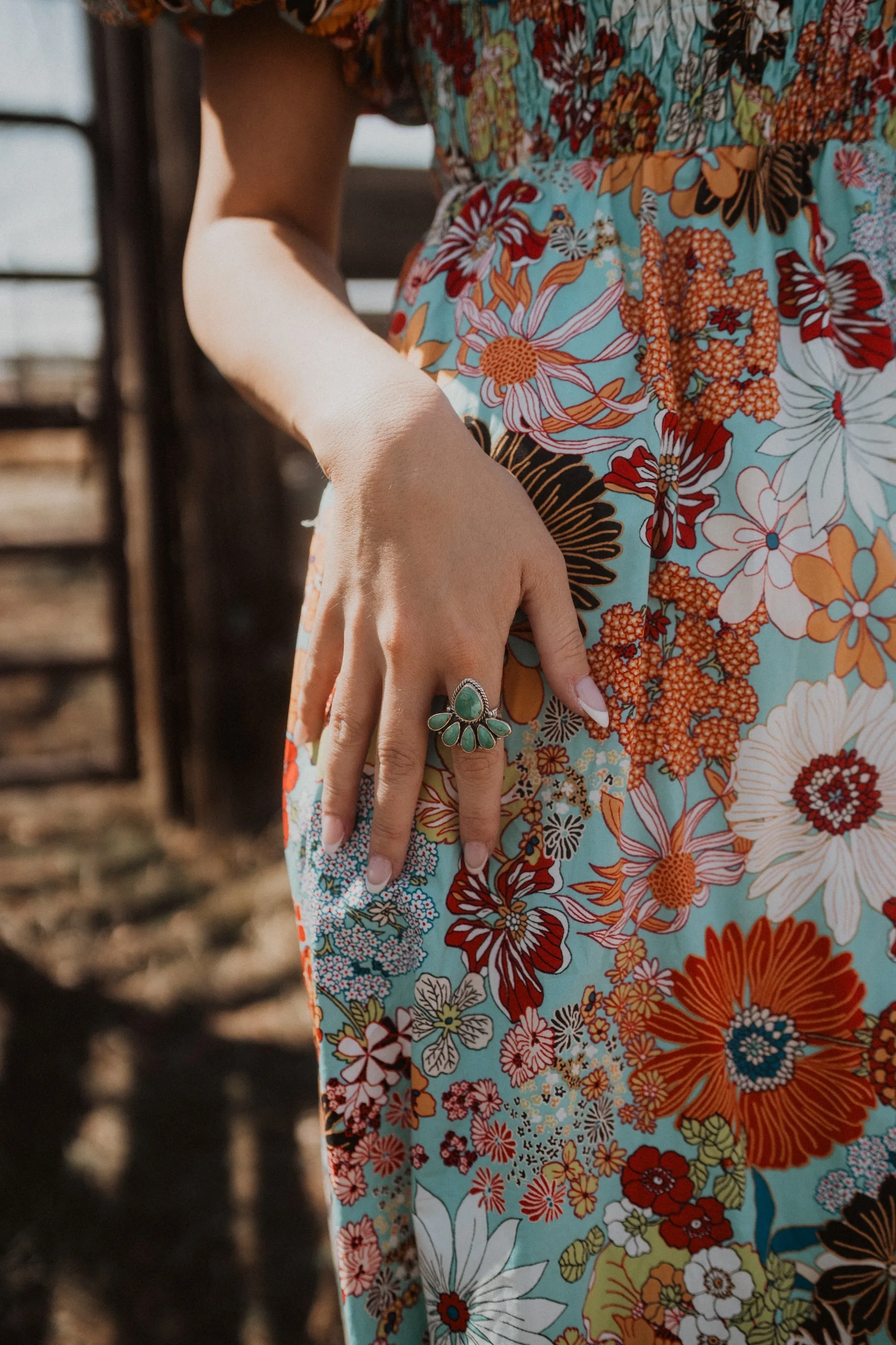 Maryvonne Ring | Turquoise sold by Goldie Lew product image thumbnail 3